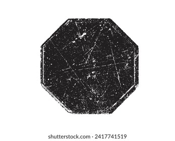Grunge post Stamps set. Overlay texture stamps with banners , logos, icon, label and Badges. Distress grain surface dust and rough background concept. Place over object to create grunge effect.