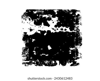 Grunge post Stamps set. Overlay texture stamps with banners , logos, icon, label and Badges. Distress grain surface dust and rough background concept. Place over object to create grunge effect.