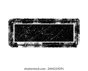 Grunge post Stamps set. Overlay texture stamps with banners , logos, icon, label and Badges. Distress grain surface dust and rough background concept. Place over object to create grunge effect.