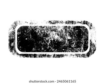 Grunge post Stamps set. Overlay texture stamps with banners , logos, icon, label and Badges. Distress grain surface dust and rough background concept. Place over object to create grunge effect.