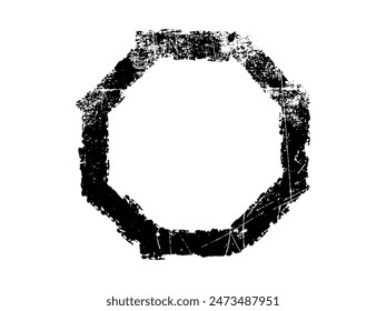 Grunge post Stamps set. Overlay texture stamps with banners , logos, icon, label and Badges. Distress grain surface dust and rough background concept. Place over object to create grunge effect.