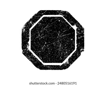Grunge post Stamps set. Overlay texture stamps with banners , logos, icon, label and Badges. Distress grain surface dust and rough background concept. Place over object to create grunge effect.