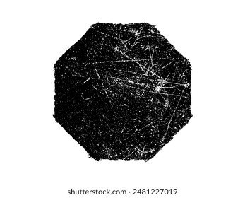 Juego de sellos Grunge post. Sellos de textura superpuestos con Anuncios , logotipos, iconos, etiquetas e insignias. Polvo de superficie de grano de socorro y concepto de fondo áspero. Colocar sobre el objeto para crear un efecto grunge.