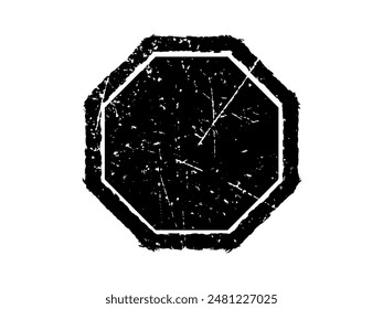 Juego de sellos Grunge post. Sellos de textura superpuestos con Anuncios , logotipos, iconos, etiquetas e insignias. Polvo de superficie de grano de socorro y concepto de fondo áspero. Colocar sobre el objeto para crear un efecto grunge.