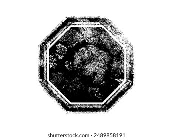 Grunge post Stamps set. Overlay texture stamps with banners , logos, icon, label and Badges. Distress grain surface dust and rough background concept. Place over object to create grunge effect.