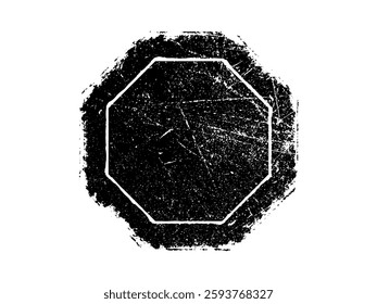 Grunge post Stamps set. Overlay texture stamps with banners , logos, icon, label and Badges. Distress grain surface dust and rough background concept. Place over object to create grunge effect.