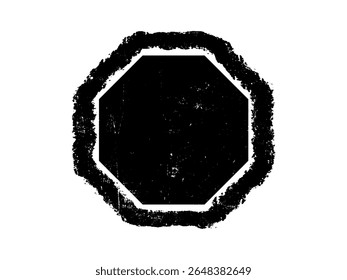 Grunge Post Briefmarken Set. Überlagern Sie Texturmarken mit Bannern , Logos, Icons, Labels und Badges. Stress Korn Oberfläche Staub und rauen Hintergrund Konzept. Platzieren Sie über dem Objekt, um einen Grunge-Effekt zu erzeugen.