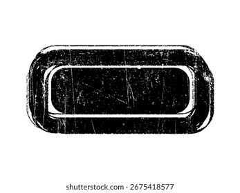 Grunge Post Briefmarken Set. Überlagern Sie Texturmarken mit Bannern , Logos, Icons, Labels und Badges. Stress Korn Oberfläche Staub und rauen Hintergrund Konzept. Platzieren Sie über dem Objekt, um einen Grunge-Effekt zu erzeugen.