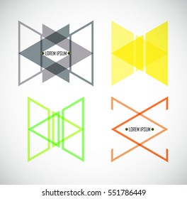 Grunge post Stamps, Squares. Banners, Insignias , Logos, Icons, Labels and Badges Set . vector 