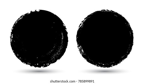 Grunge post stamps.Vector distress banners.