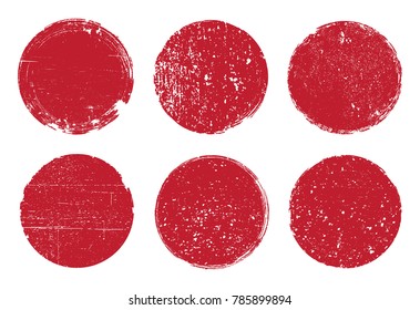 Grunge post stamps.Vector distress banners.