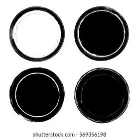 Grunge post stamps.Vector distress frames,banners.