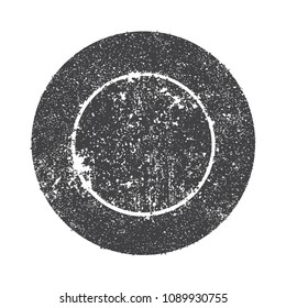 Grunge Post Stamps.Vector Distress Round Banners.