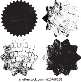 .Grunge Post Stamps.Vector Distress Shapes,Banners.