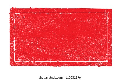 Grunge post stamp.Vector distress banner with grunge texture.