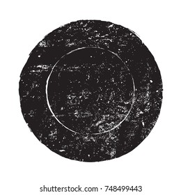 Grunge post stamp.Vector distress banner.