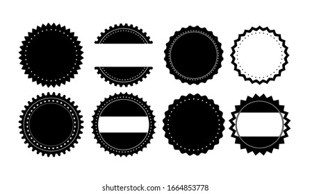 Grunge post vector Stamps Collection, Circles. Banners, Insignias, Icons, Labels and Badges Set
