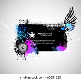 grunge poster