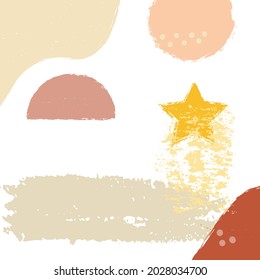 afiche de grifo con formas geométricas, ilustración de fondo abstracto vectorial
