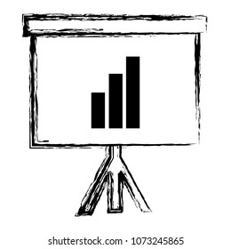 grunge presentation statistics growing graphic bar