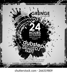 Grunge print for t-shirt. Abstract background. Background for poster in grunge style.  Texture background. Abstract shape
