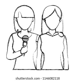 grunge professional women reporters partner information