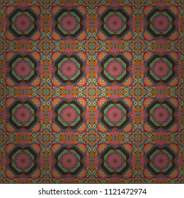 Grunge purple, beige and violet background. Textile print for bed linen, jacket, package design, fabric and fashion concepts. Abstract seamless design. Floral pattern with abstract flowers.