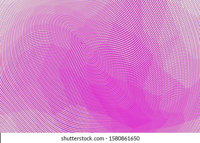 Grunge purple halftone dots pattern texture background. Low poly design. Modern gradient monochrome dotted vector illustration. Abstract wavy lines. Triangular polygon backdrop