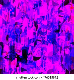 Grunge purple seamless pattern. Abstract background for printing, fabric, wrapping