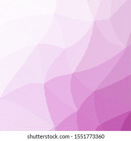 Grunge purple white halftone dots pattern texture background. Low poly design. Modern gradient monochrome dotted vector illustration. Abstract wavy lines. Triangular polygon backdrop