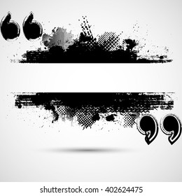 Grunge Quote Blank.