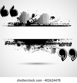 Grunge Quote Blank.