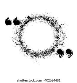 Grunge Quote Blank.