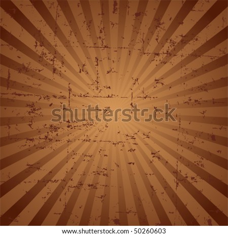 Grunge Radial Broun Background