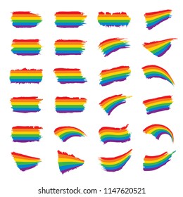 Grunge rainbow flag