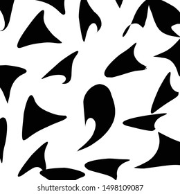 Grunge random shape asymmetric background monochrome halftone isolated on white vector art abstract backdrop