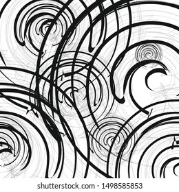 Grunge random shape asymmetric background monochrome halftone isolated on white vector art abstract backdrop design element 