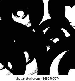 Grunge random shape asymmetric background monochrome halftone isolated on white vector art abstract backdrop design element 