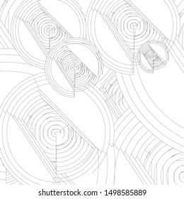 Grunge random shape asymmetric background monochrome halftone isolated on white vector art abstract backdrop design element 