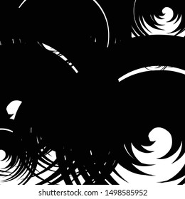 Grunge random shape asymmetric background monochrome halftone isolated on white vector art abstract backdrop design element 