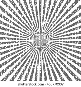 Grunge rays vintage background. Retro burst vector