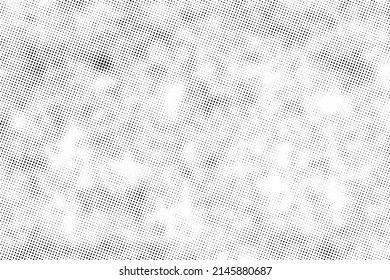 Grunge real organic vintage halftone vector ink print background