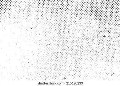 Grunge real organic vintage halftone vector ink print background - Shutterstock ID 215120233