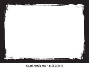 grunge rectangle background. Isolated Vector Illustration