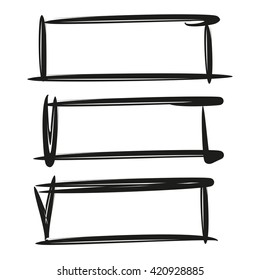 grunge rectangle frames, hand drawn rectangle borders