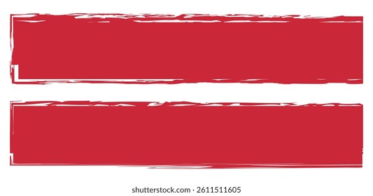 Grunge rectangular template backgrounds. Red grunge box. Grunge textures, rectangular frame.
