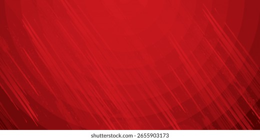 Grunge vermelho abstrato fundo simples dinâmico relâmpago círculo. Moderno bom padrão de arte padrão vetor ilustrações agradável
