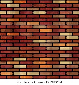 grunge red brick wall seamless
