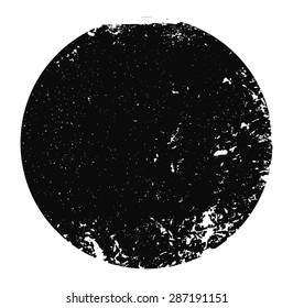 Grunge red circle frame texture - abstract texture. Stock vector design template - easy to use