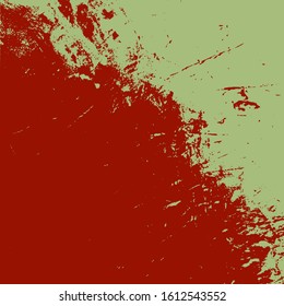 Grunge Red Color Texture For your Design. Empty expressive Distressed Background. EPs10 vector